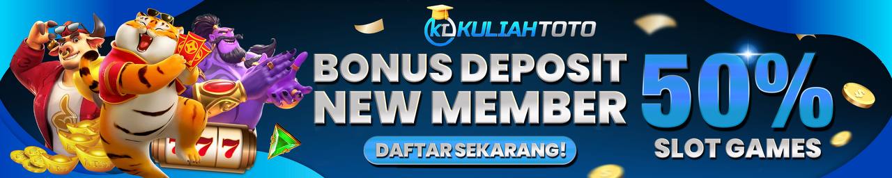 BONUS NEW MEMBER 50% Slot